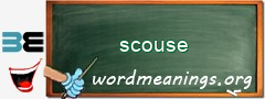 WordMeaning blackboard for scouse